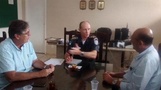 Reunião entre presidente da CDL Macaé e o atual Comandante do 32º BPM visa buscar soluções que contribua com a segurança no comércio local
